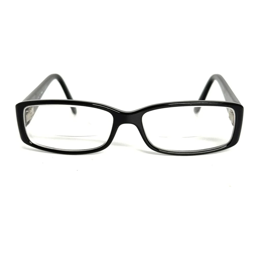Fendi F893‎ 001 Black Eyeglasses Frames 51-14-130 Made in Italy Crystal Logo